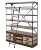 Large Industrial Shelf with an 80-Inch-Tall Ladder