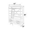 Large Industrial Shelf with an 80-Inch-Tall Ladder