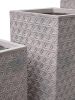 Tiempo Purple Brown Planters Set of 3