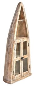5 Foot Water Canoe Display Cabinet