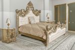 Platine Grand Carved King Bed