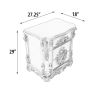 Platine Grand Carved Nightstand