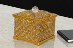 Jeweled Gold Table Box
