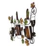 Classy Metal Based Wine Wall Decor, Multicolor