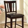 Bridgette II Leatherette Parson Chair Counter Height Chair, Set Of 2