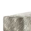 Stefano Contemporary Ottoman, Light Mocha Finish
