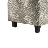 Stefano Contemporary Ottoman, Light Mocha Finish