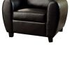 Hatton Contemporary Style Chair In Black Finish