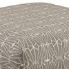 Parker Contemporary Ottoman, Triangle Pattern