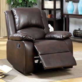 Oxford Transitional Recliner, Rustic Dark Brown