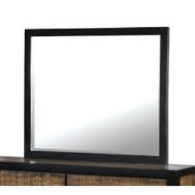 Hamberg Transitional Style Mirror, Black