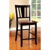 Dover II Transitional Counter Height Chair With wooden Seat, Set of 2