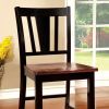 Dover II Transitional Counter Height Chair With wooden Seat, Set of 2