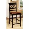 Torrington II Cottage Counter Height Chair With Wooden Seat, Set Of 2
