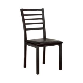 Colman Transitional Side Chair, Black, Set of 4