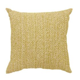 GAIL Contemporary Big Pillow, Yellow Finish, Set of 2