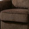 Rydel Transitional Single Chair, Brown