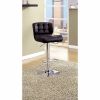 Kori Contemporary Bar Chair, Black Finish