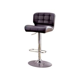 Kori Contemporary Bar Chair, Gray Finish