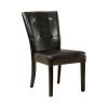 Marion I Contemporary Marion Side Chair, Expresso Finish, Set of 2