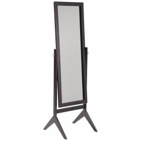 Elegantly Designed Cheval Mirror, Black