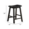 Gaucho 5 Piece Pack Counter Height Set, Black