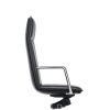 Cid 27 Inch Modern Swivel Office Chair, Tall Back, Reclining, Dark Gray