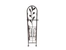 Benzara Classic Free standing Metal Toilet Paper Holder, Bronze