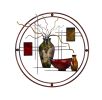 Aesthetically Charmed Round Metal Wall Decor, Multicolor
