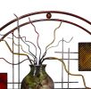Aesthetically Charmed Round Metal Wall Decor, Multicolor