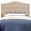 Alipaz Contemporary Twin Size Headboard, ivory