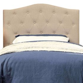 Alipaz Contemporary Twin Size Headboard, ivory