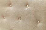Alipaz Contemporary Twin Size Headboard, ivory