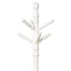 Prismo Transitional Style Coatrack, White