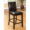 Townsend II Leatherette Parson Chair Counter Height Chair, Set Of 2