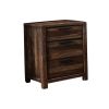 Hankinson Transitional Style Night Stand, Rustic Natural Tone