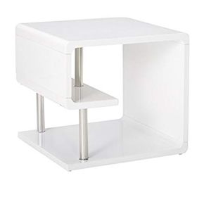 Ninove I Contemporary Style End Table, White