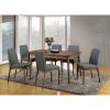 Eindride Mid Cent Modern Dining Table, Brown