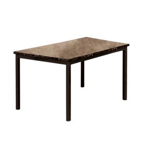 Colman Contemporary Dining Table, Black