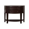 Chanti Transitional Espresso Side Table