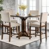 Glenbrook Brown Cherry And Ivory Counter Height Dining Table