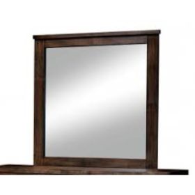 Elkton Transitional Style Mirror , Oak Finish