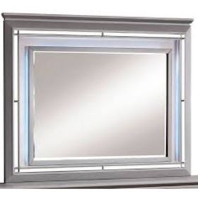 Bellanova Contemporary Style Mirror , Silver