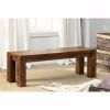Frontier Transitional Style Bench , Brown