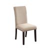 Dodson I Transitional Side Chair, Black, Set of 2