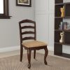 Townsville Cottage Side Chair, Dark Walnut Finish, Set of 2