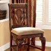 Petersburg II Traditional Counter Height Chair, Cherry Finish, Set of 2