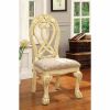 Wyndmere Traditional Side Chair, Cream Finish, Set of 2