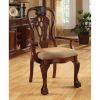 George Town Traditional George Town Arm Chair, Set of 2, Cherry Finish