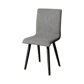 VILHELM I Midcentury Modern Side Chair, Gray, Set of 2